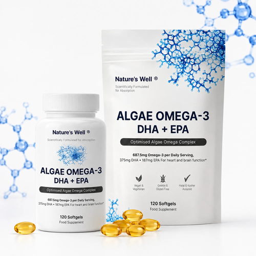 Algae Omega-3 DHA + EPA 120