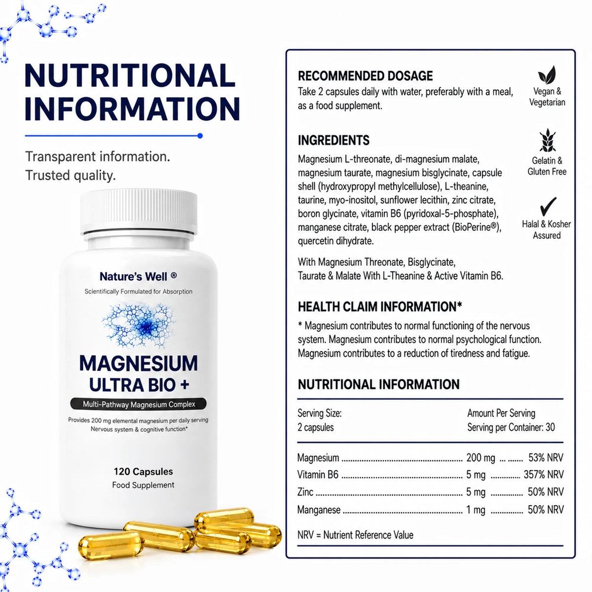 Magnesium Ultra BIO+ 120